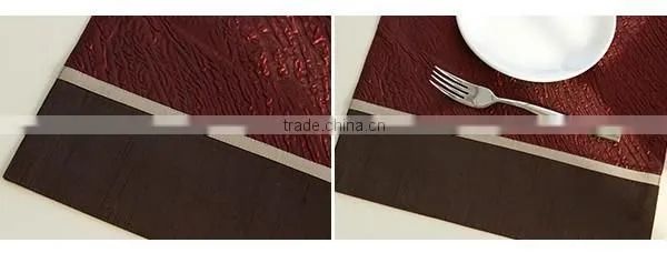 China Placemat Factory Waterproof Handmade Dinner Table Mat photo-2
