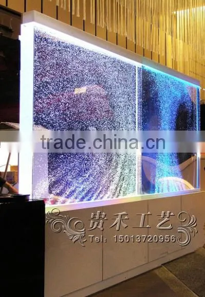 Public Indoor Decoration Led Acrylic Water Bubble Wall photo-6