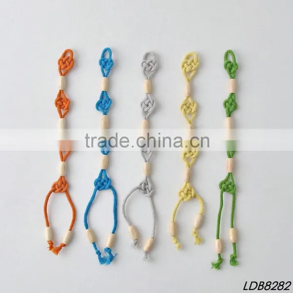 2016 New Design Boho Simple Bead Adjustable Braided Women Handmade Knotted Bracelet photo-2