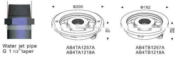 B4TA1218 24W IP68 Underwater Fountain RGB LED Lighting photo-2