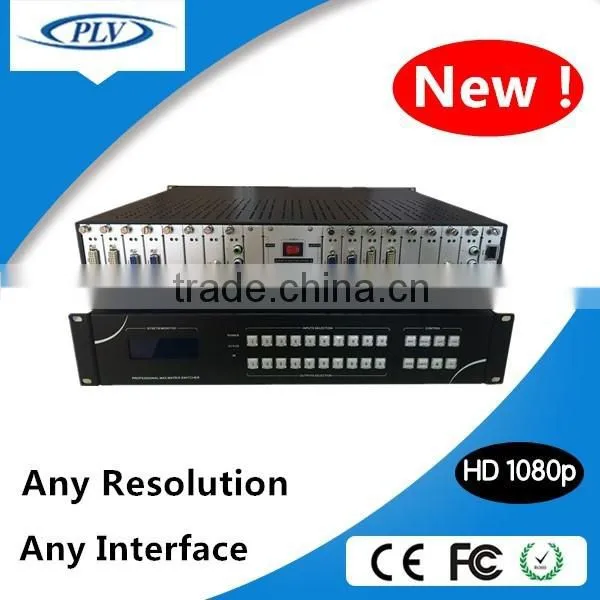 Best selling 17*17 hot plug video/audio hybrid video matrix switcher                        
                                                Quality Choice