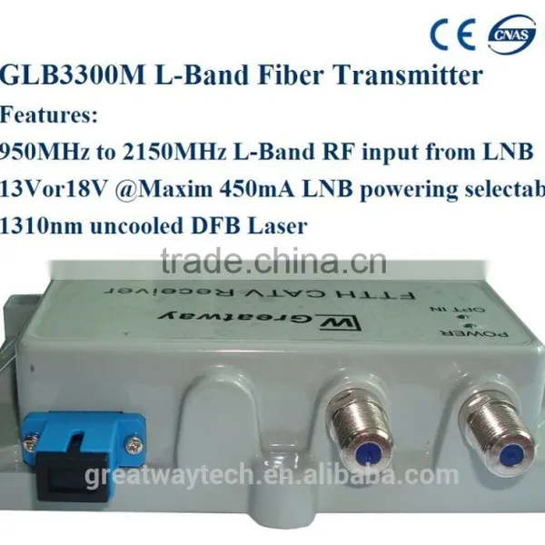 GLB3300M Satellite L-Band Fiber Transmitter/L Band Satellite Fiber Optical Transmitter