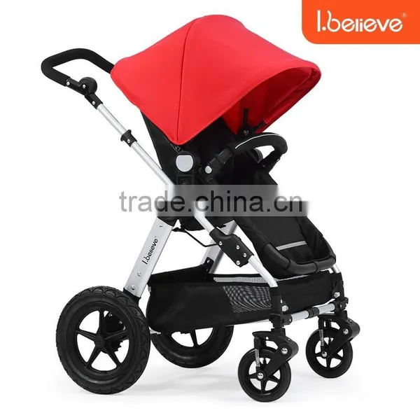 2016 Most Popular Best Seller Color Changeable EN1888 Electric Baby Stroller 3 in 1 photo-4