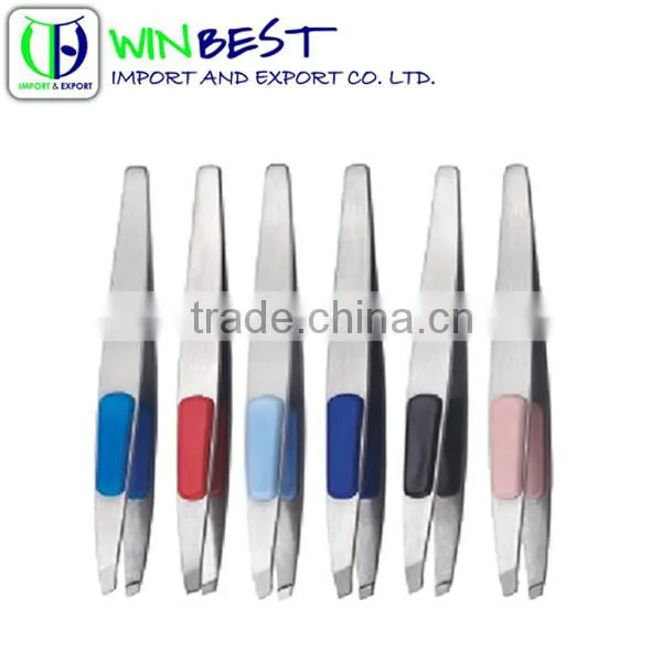 The LED Electric Eyebrow Tweezers/Silver and Black Pro Tweezer With LED Spotlight photo-2