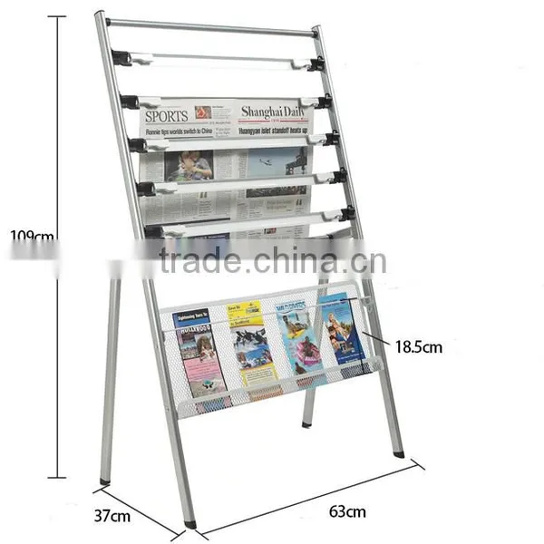 Outdoor Commerical Metal Magazine and Newspaper Display Stand photo-2