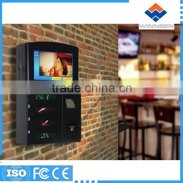 RFID Card Operated Wall Mounted Coin Operated Cell Phone Charging Machines APC-04B photo-5