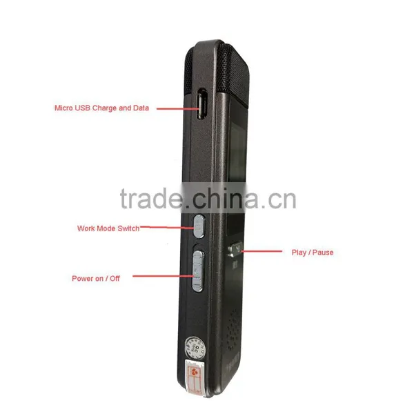 Black OLED 480maH Micro Hidden Digital Voice Recorder Pen Model Q7 photo-2