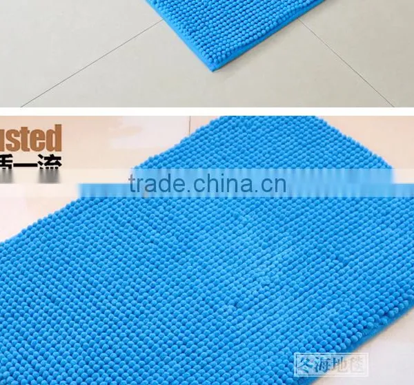 Chenille Floor Mat With Anti Slip Base With Short Pile photo-6