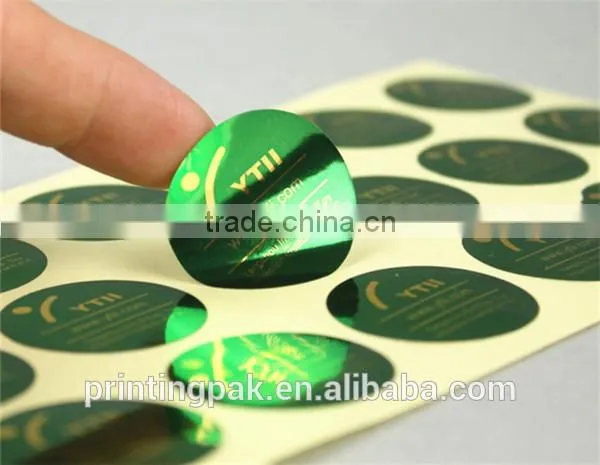 Custom Adhesive Holographic Packaging Label Stickers Quality Choice photo-6