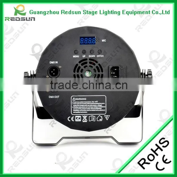 Newest dj Disco New Year Decoration Guangzhou 9pcs Flat Par Light photo-4
