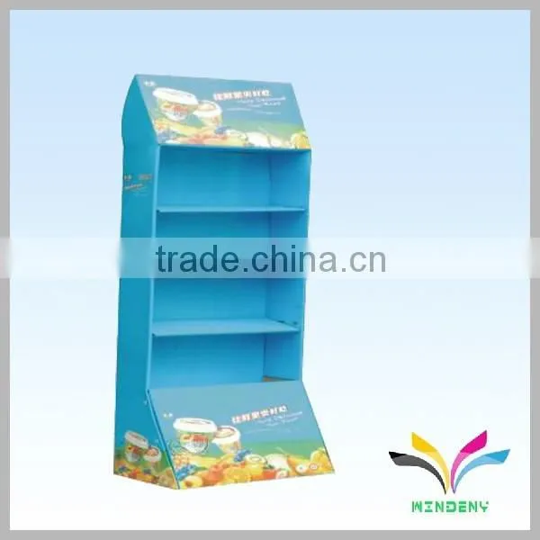 Customized Paperboard Floor Stand Shop Display Stand photo-3