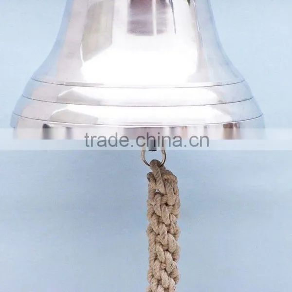 Handcrafted Nautical Decor Hanging Ship Wheel Bell NBB 0016 photo-6