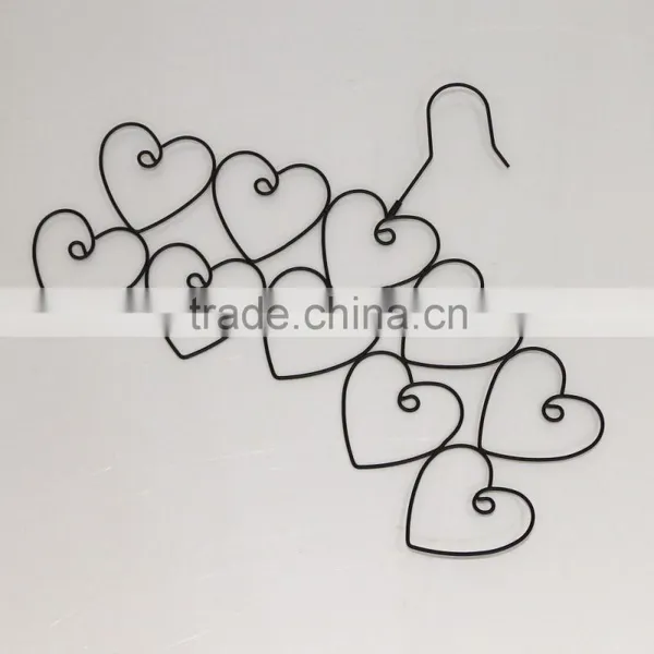 Hot Sale Metal Round Heart Shape Hanging Scarf Hanger for Display photo-2