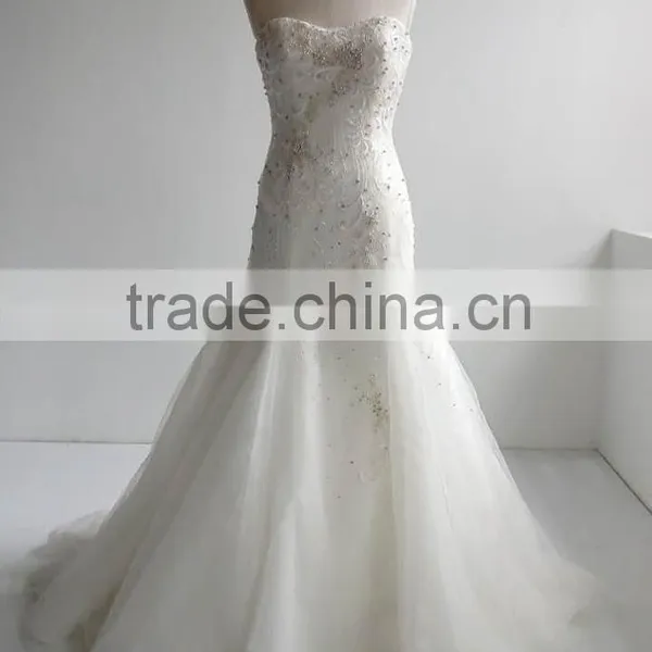 2016 New Fashion Real Photo Beach Wedding Dress photo-6