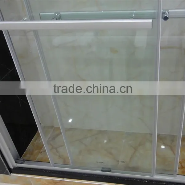 Freestanding Aluminum Building Shower Glass Door D16 photo-3