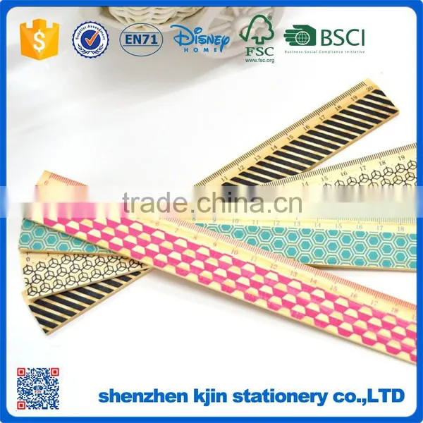 2016 Silkscreen Printing 30cm Wooden Ruler in Sale photo-3