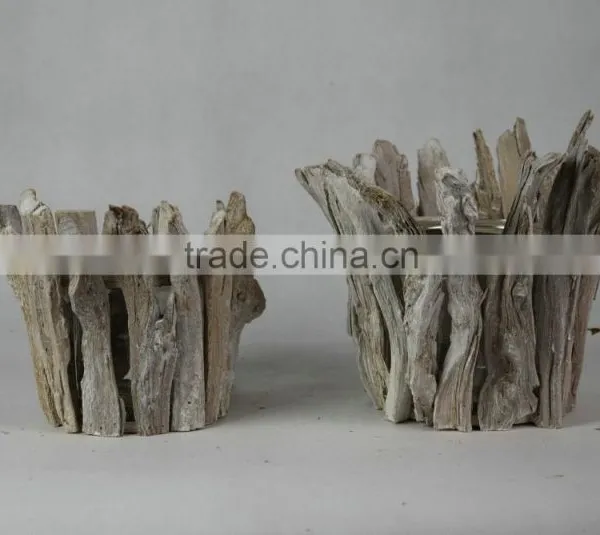 Wooden Candle Holder With Glass photo-3