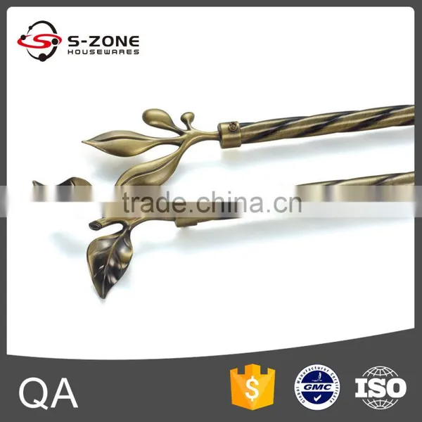Moderm Design Curtain Metal Rod With Curtain Pole Set photo-2