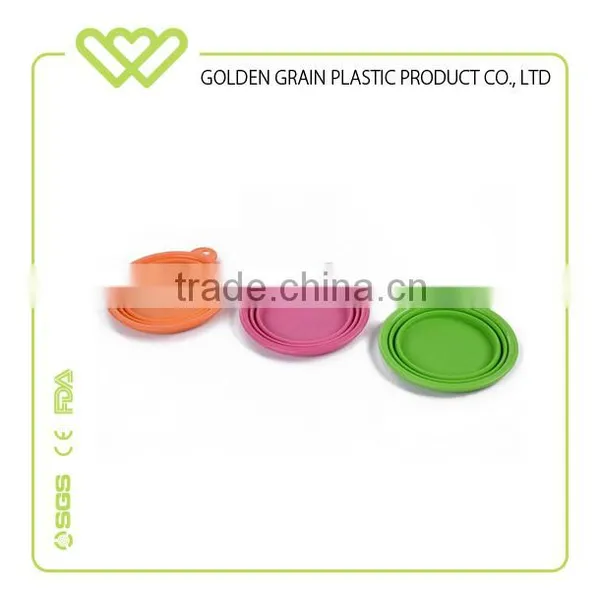 Wholesale Portable Silicone Collapsible Pet Food Container