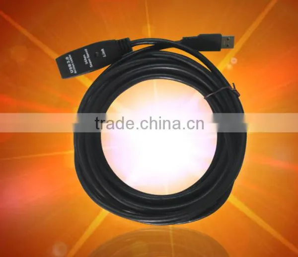2014,High Speed of Data Transfer,USB3.0 Male to Female Adapter Extension Cable Black ,With Red Power photo-6