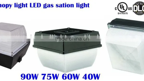DLC LED Canopy Light 75W Retrofit Round LED Gas Station Light UL Approval,5 Years Warranty Retrofit Led Canopy Light photo-5