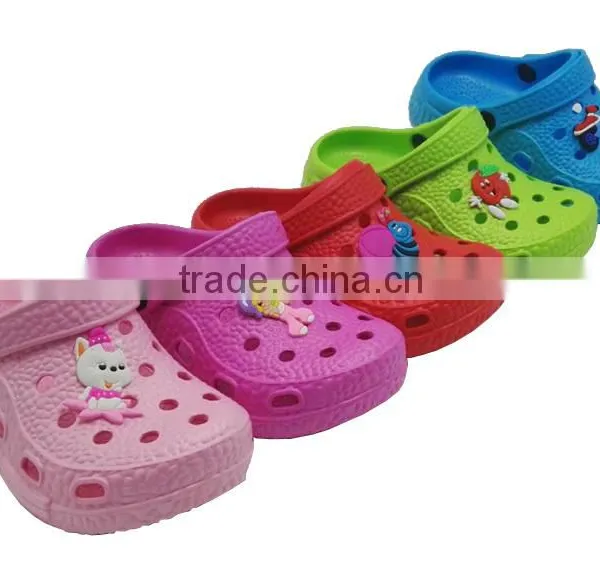 2017 Kids Colorful EVA Garden Shoes, Simple Nude Garden Clogs photo-3