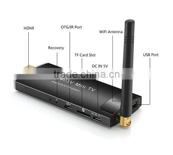 MK903V Quad Core RK3288 TV Stick ,Cortex A17 H.265 Mini PC Android4.4 4K*2K 2G/8G 2.4G/5G WiFi HDMI Rk3288 Android TV Stick Quality Choice photo-3