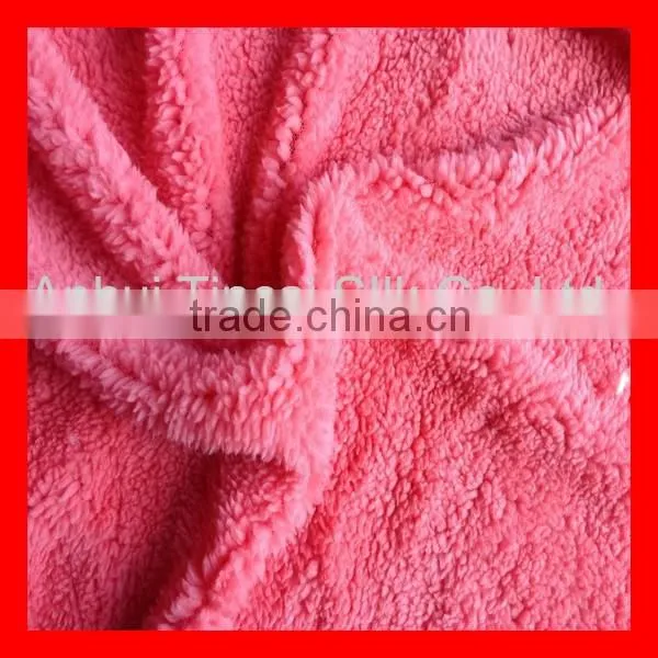 Polyester Weft Knitted Sherpa Fabric photo-2
