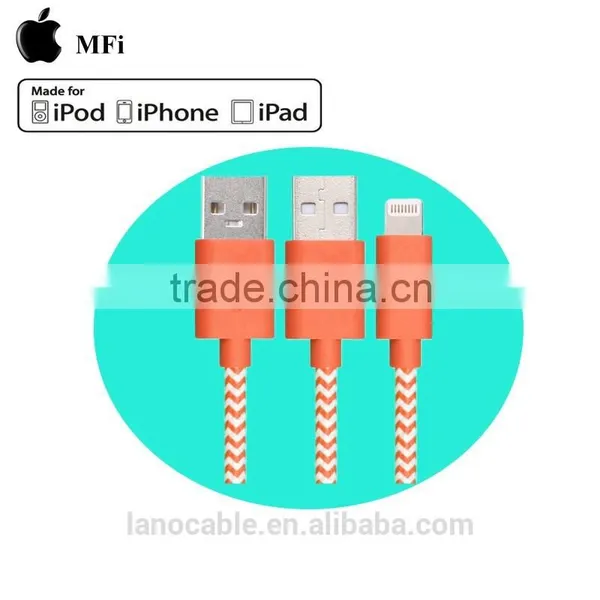 MFi Cable Braided Data Cable for Mobile Phone