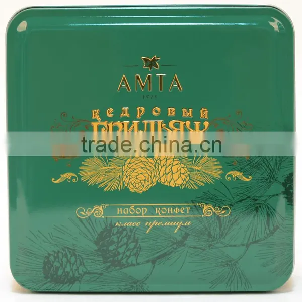 Beautiful Square Tin Box for Biscuit photo-6