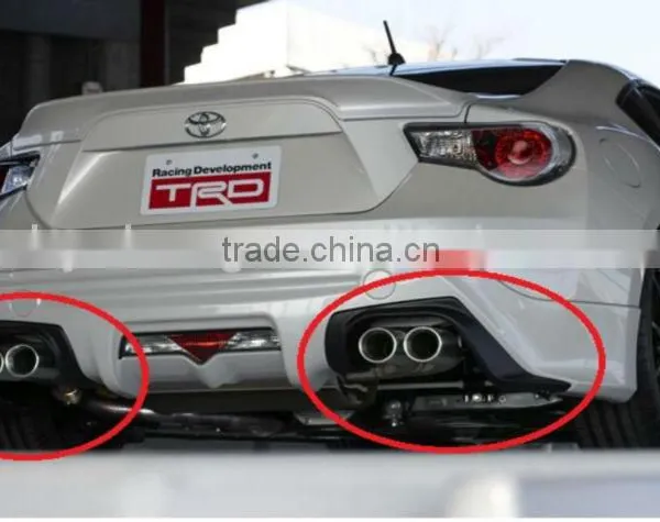 FOR FT86 GT86 Sicon FR-S TRD Style Glass Fiber Rear Bumper Lip Splitter