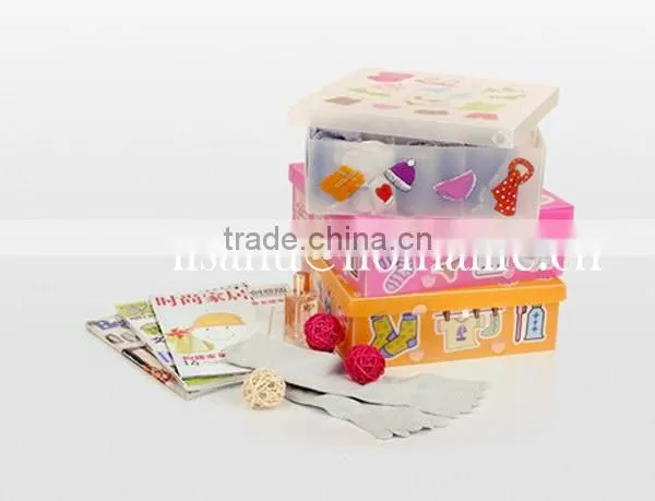 Stackable bra storage for bra