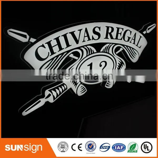Cheap Super Bright Acrylic Laser Cut Led Sign photo-5