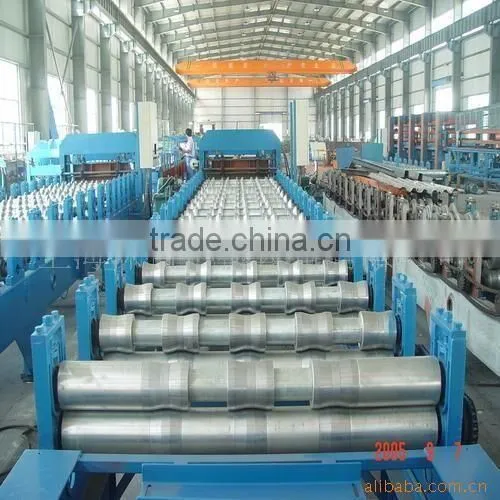 Color Steel Glalvanized Metal Aluminum Glazed Trapezoidal Tile Sheet Roof Wall Panel Double Layer Roll Forming Machine photo-5