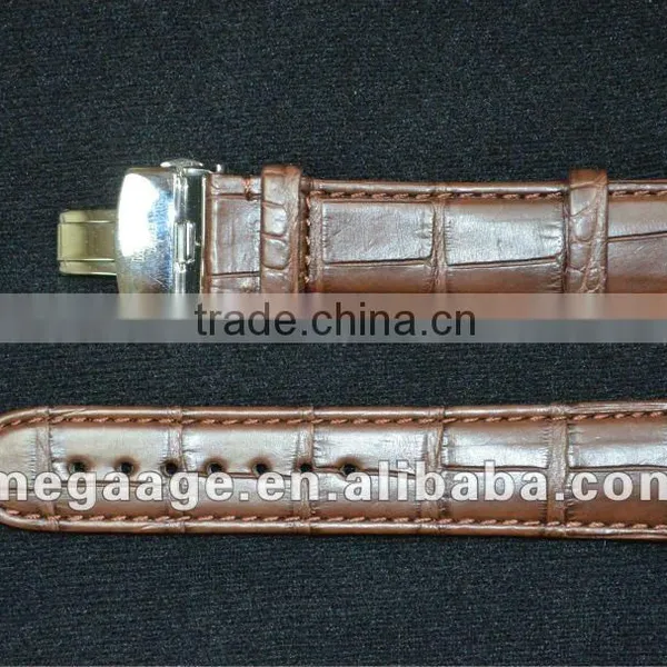 Luxury Real Alligator 20mm Leather Watch Band Leather Watch Strap photo-5