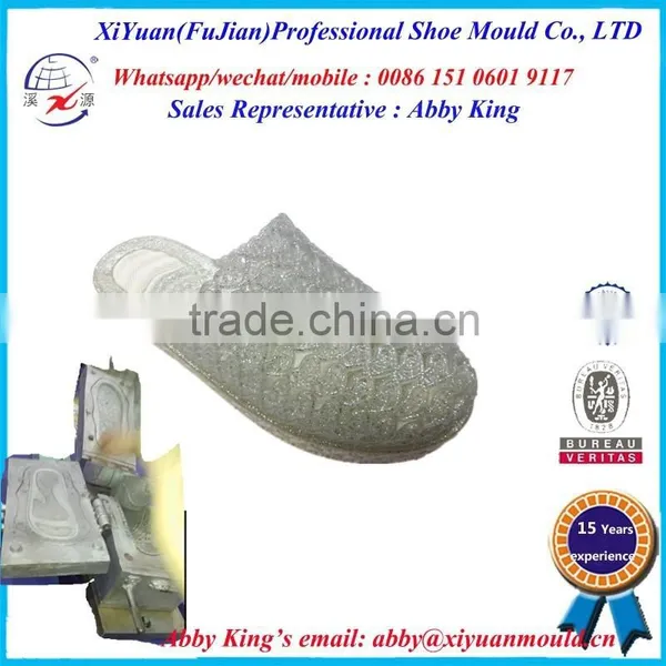 Colorful Steel Pvc Shoe Upper Mould ( Two Colors), Pvc Crystal Transparent Shoe Mould, PVC Air Blowing Shoe Outsole Mould