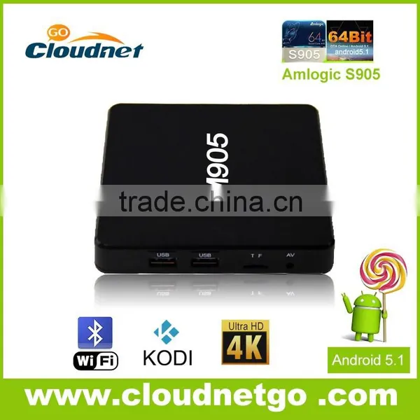 Cloudnetgo Hot Sale CM905 Android Tv Box Quad Core 1g 8g Android 5.1 Ott Tv Box Amlogic S905 Fully Loaded Tv Box S905 TV Box photo-2