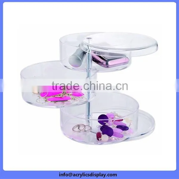 Top Grade Discount Large Acrylic Makeup Display Stand photo-2