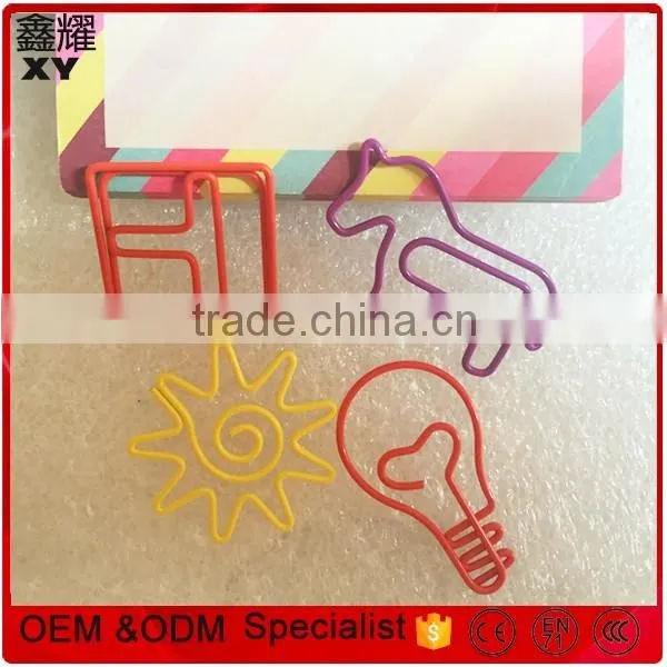 Unique Fancy Custom Shapes Metal Paper Clips for Promotion photo-5