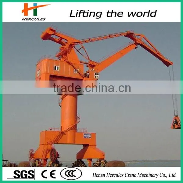 360 Degree Rotating Unloading Offshore Port Crane photo-3