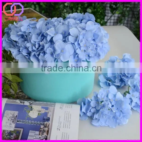 Blue Pink White Artificial Silk Hydrangea Petals Flowers photo-6