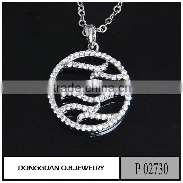 Hot Selling Artificial Diamond Clear Zircon Exquisite Pendant photo-6