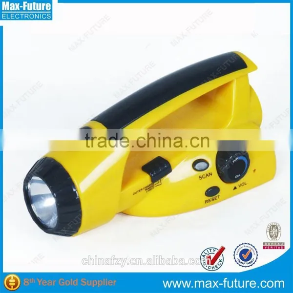 FM Radio With LED Torch,Emergency Cellphone Charger photo-3