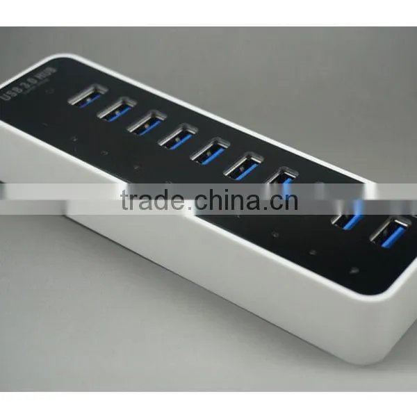 High Speed 10 Port USB 3.0 HUB With Power Adapter For Laptop photo-6
