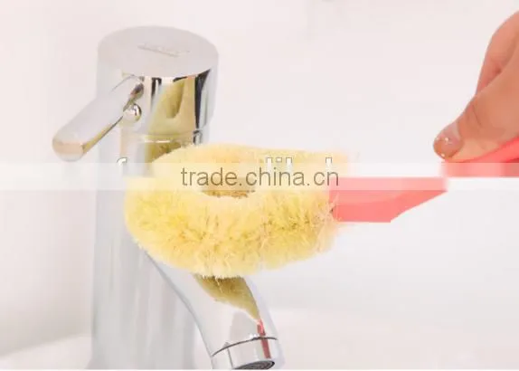 Hot Selling Natural Fibre Kitchen Utensil Cleaning Brush/non-stick Pot Dish Bowl Brush photo-4