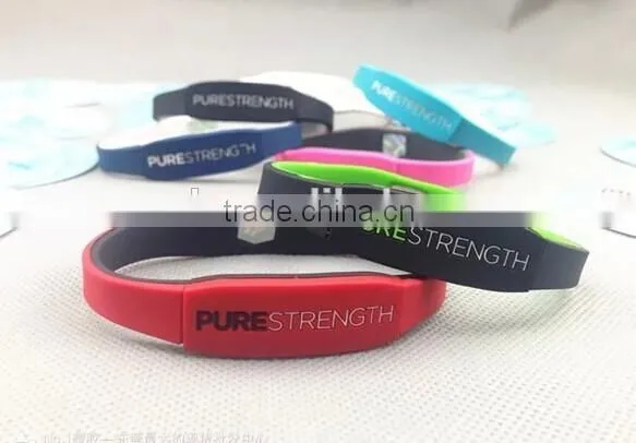 Fashion Pure Strength Rubber Bracelet Silicon photo-4