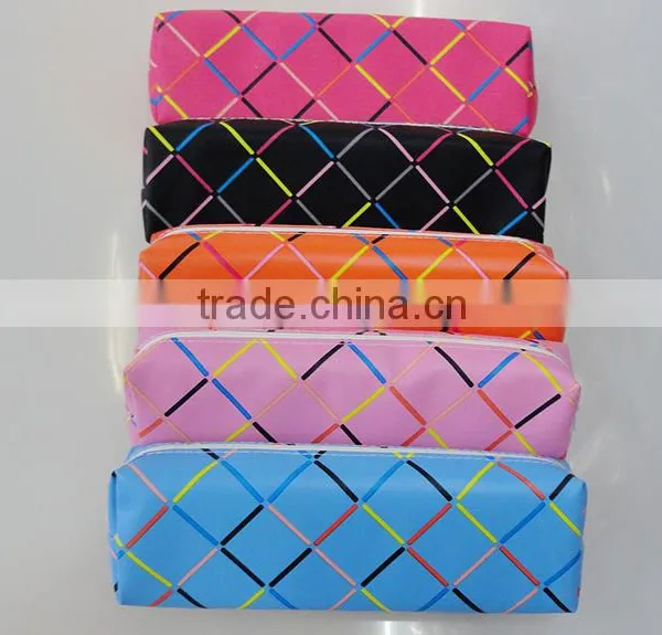 Cheap Promotional pu Leather Kids Pencil Case Stationery Pouch photo-3