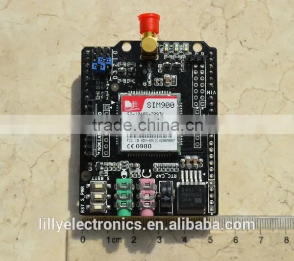 SIM900 GPRS GSM Shield Development Board With 4 Frequency Antenna for Arduno photo-3