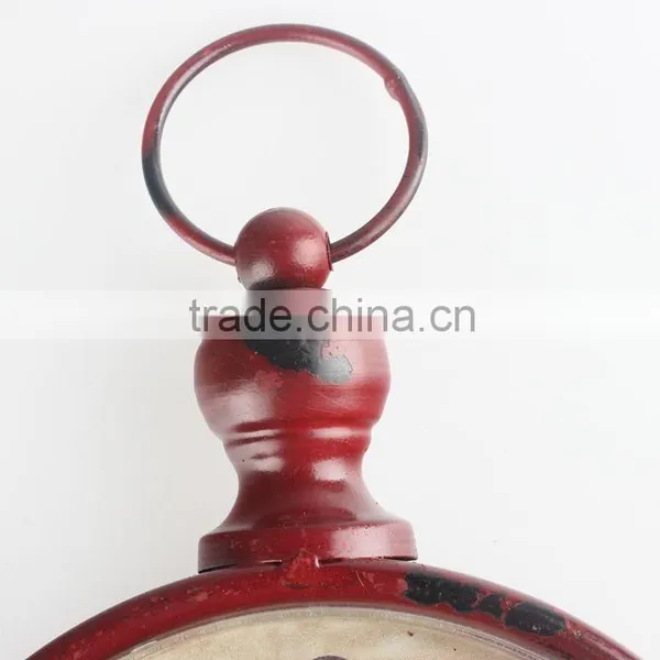 Antique Design Bedside Metal Art Table Clock photo-4