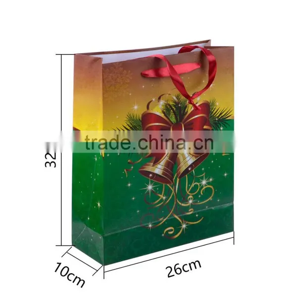 Special Custom Made Printed ,paper Christmas Gift Bags photo-2